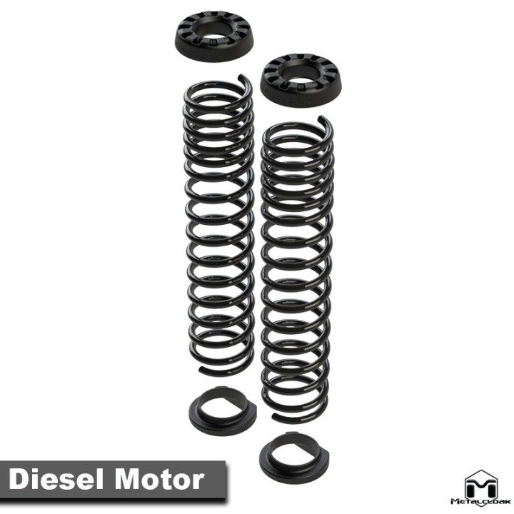 True Dual Rate Front Coils 5.5" (JL 4-Door) / 4.5" (JT), Pair METALCLOAK - view 3