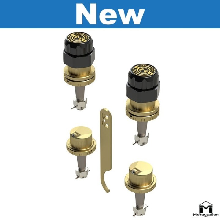 Knurled Baller Joints, Full Set, JL/JT METALCLOAK