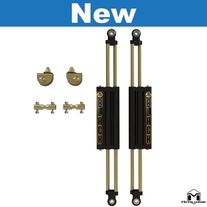 6Pak BLACK Front Shocks 6" - Jeep Wrangler TJ/LJ | MetalCloak