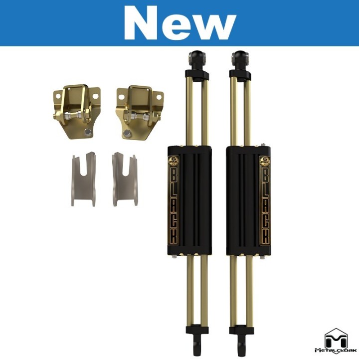 6Pak BLACK Rear Shocks 6" - Jeep Wrangler TJ/LJ | MetalCloak