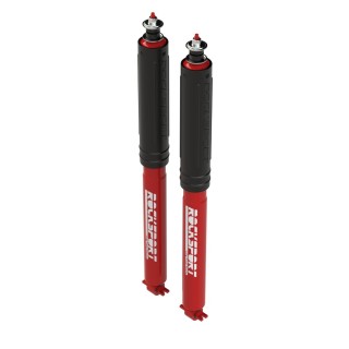 Amortyzatory RockSport RED Long Travel przednie, para, TJ/LJ METALCLOAK