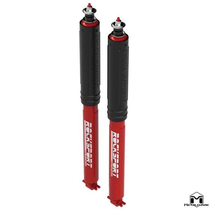 RockSport RED Long Travel Front Shocks - Jeep Wrangler TJ/LJ | MetalCloak