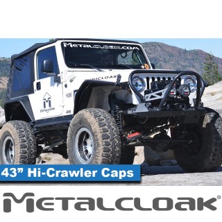 43" Hi Crawler Caps - Jeep Wrangler TJ/LJ | MetalCloak