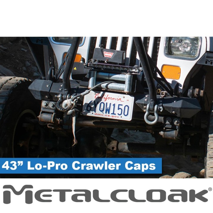 43" Lo-Pro Crawler Cap - Jeep Wrangler TJ/LJ | MetalCloak