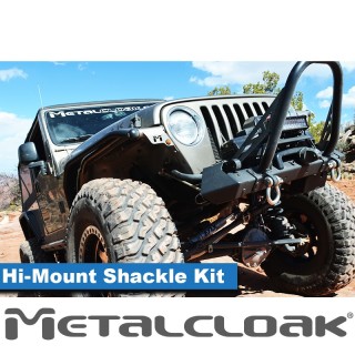 Hi-Mount Shackle System - Jeep Wrangler TJ/LJ | MetalCloak