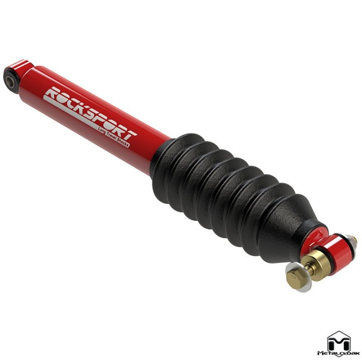 RockSport RED Steering Stabilizer Kit - Jeep Wrangler TJ/LJ | MetalCloak