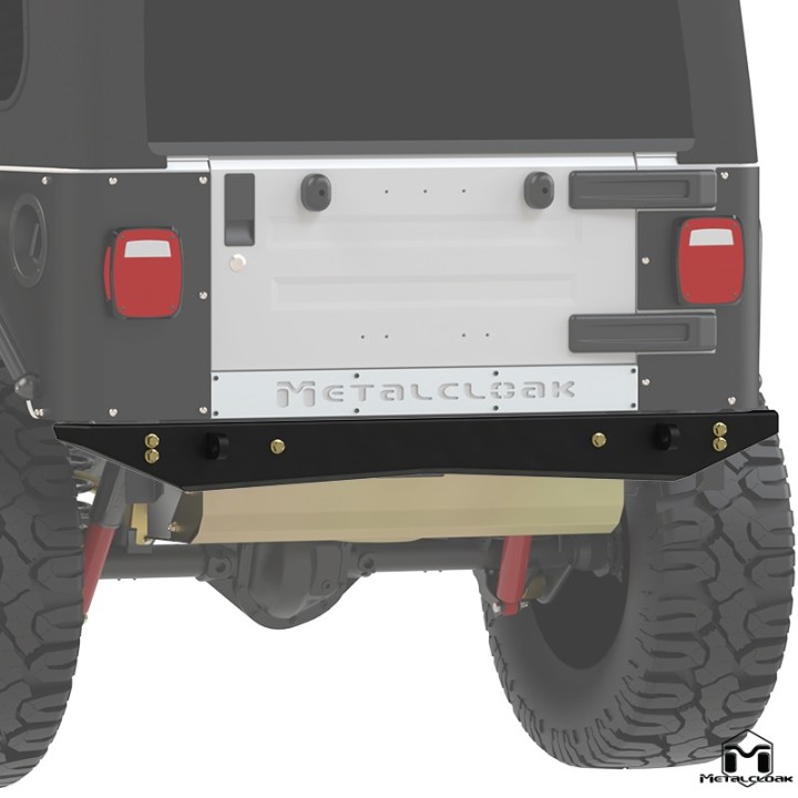 TJ/LJ/YJ Wrangler SlimCrawler Rear Bumper - Jeep Wrangler TJ/LJ | MetalCloak