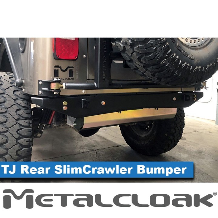 TJ/LJ/YJ Wrangler SlimCrawler Rear Bumper - Jeep Wrangler TJ/LJ | MetalCloak