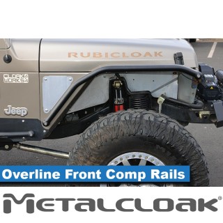 1 1/2" Overline Rub Rail - Jeep Wrangler TJ/LJ | MetalCloak