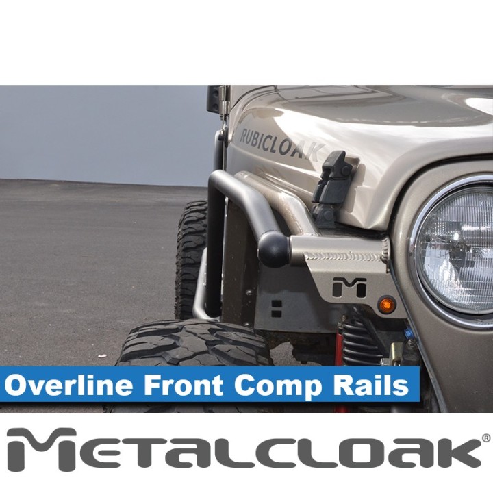1 1/2" Overline Rub Rail - Jeep Wrangler TJ/LJ | MetalCloak