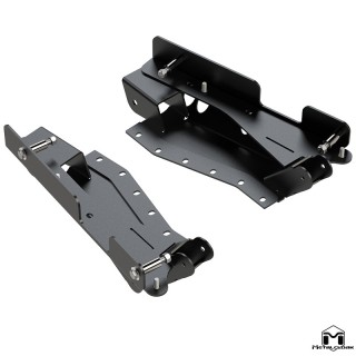 Long Arm Frame Mount System - Jeep Wrangler TJ/LJ | MetalCloak
