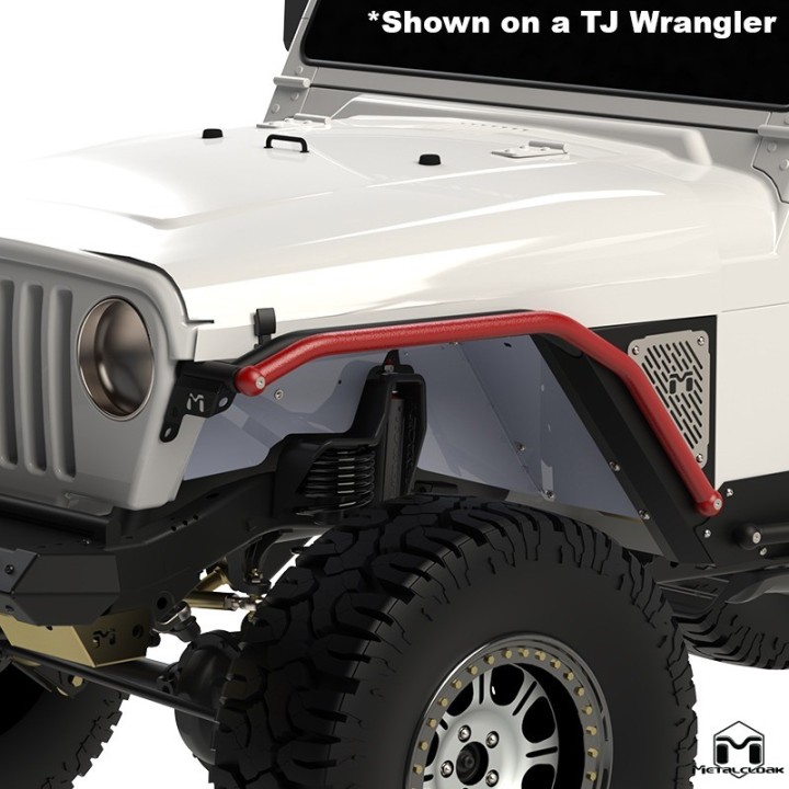 1 1/2" Overline Rub Rail - Jeep Wrangler TJ/LJ | MetalCloak
