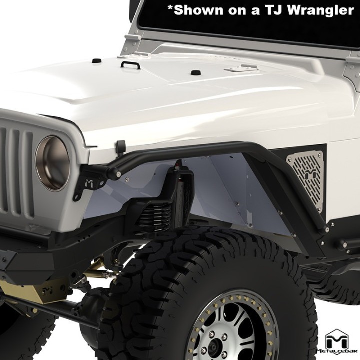 1 1/2" Overline Rub Rail - Jeep Wrangler TJ/LJ | MetalCloak