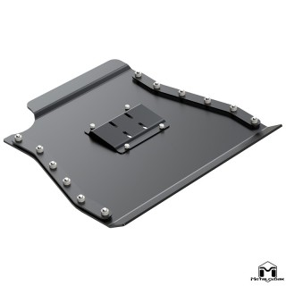 Long Arm Belly Pan Centre Section 2003-2006, TJ/LJ METALCLOAK