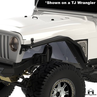 4" Arched Front Flare - Jeep Wrangler TJ/LJ | MetalCloak