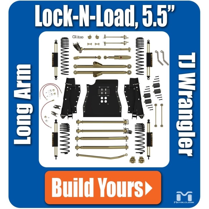Upper Rear Weld-On Spring Bucket Relocation - Jeep Wrangler TJ/LJ | MetalCloak