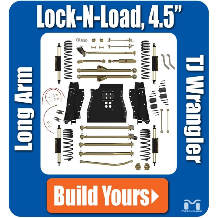 Upper Rear Weld-On Spring Bucket Relocation - Jeep Wrangler TJ/LJ | MetalCloak