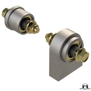 Front Duroflex Weld-On Bracket and Axle Bushing Kit - Jeep Wrangler TJ/LJ | MetalCloak
