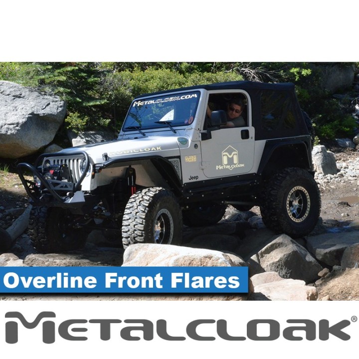 6" Overline Front Flare - Jeep Wrangler TJ/LJ | MetalCloak