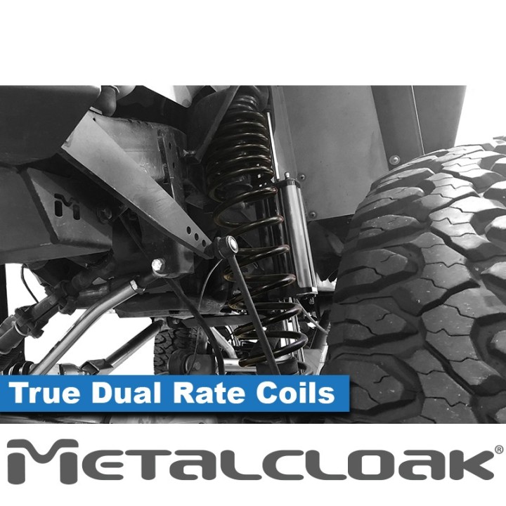 True Dual Rate Front Coils 3.5" - Jeep Wrangler TJ/LJ | MetalCloak