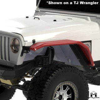 8" Overline Front Flare - Jeep Wrangler TJ/LJ | MetalCloak