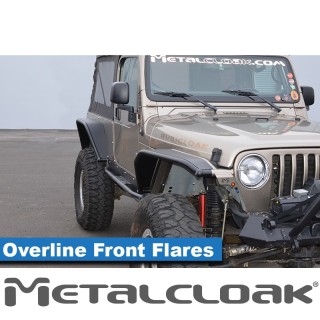8" Overline Front Flare - Jeep Wrangler TJ/LJ | MetalCloak