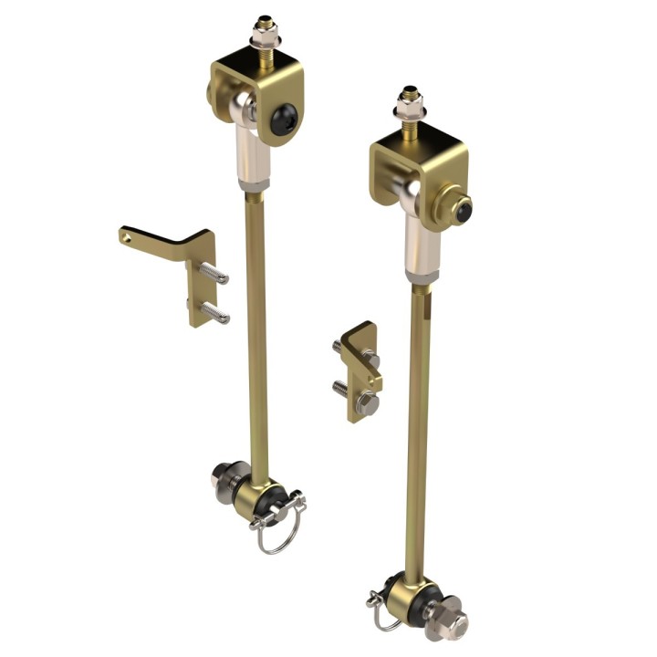 Front Sway Bar Quick Disconnects 13" - Jeep Wrangler TJ/LJ | MetalCloak
