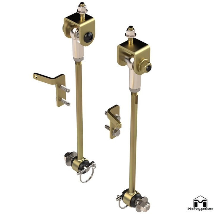 Front Sway Bar Quick Disconnects 13" - Jeep Wrangler TJ/LJ | MetalCloak