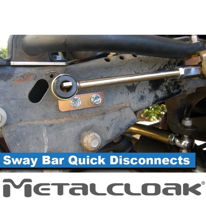 Front Sway Bar Quick Disconnects 13" - Jeep Wrangler TJ/LJ | MetalCloak