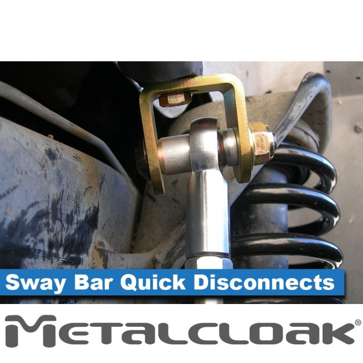 Front Sway Bar Quick Disconnects 13" - Jeep Wrangler TJ/LJ | MetalCloak
