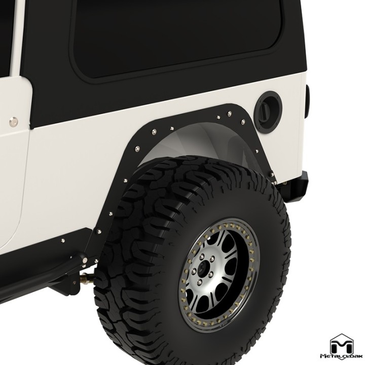Rear Flare Mounting Plate - Jeep Wrangler TJ/LJ | MetalCloak