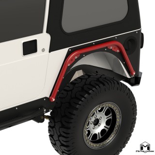 1 1/2" Rear Fender Rub Rail - Jeep Wrangler TJ/LJ | MetalCloak