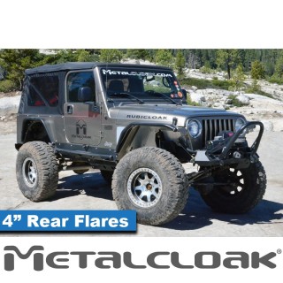 4" Rear Flare - Jeep Wrangler TJ/LJ | MetalCloak