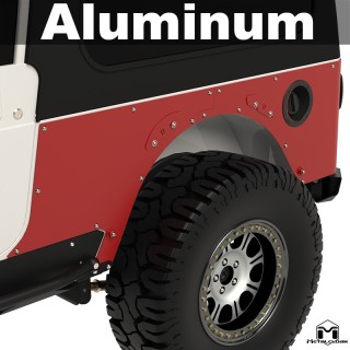 LJ Wrangler Aluminum Extended Corner Guards - Jeep Wrangler TJ/LJ | MetalCloak