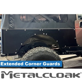 LJ Wrangler Aluminum Extended Corner Guards - Jeep Wrangler TJ/LJ | MetalCloak