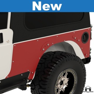 LJ Wrangler 5" Mod Stretched Corner Guard - Jeep Wrangler TJ/LJ | MetalCloak