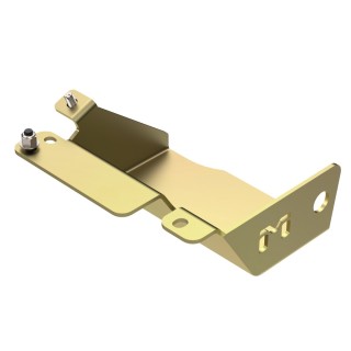 Jeep TJ/LJ Wrangler Steering Skid Plate, Gold Zinc METALCLOAK - view 2
