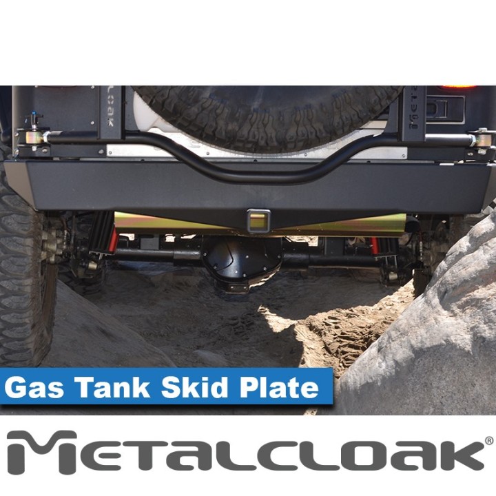 Gas Tank Skid Plate, TJ/LJ, Aluminum & Steel METALCLOAK - view 6