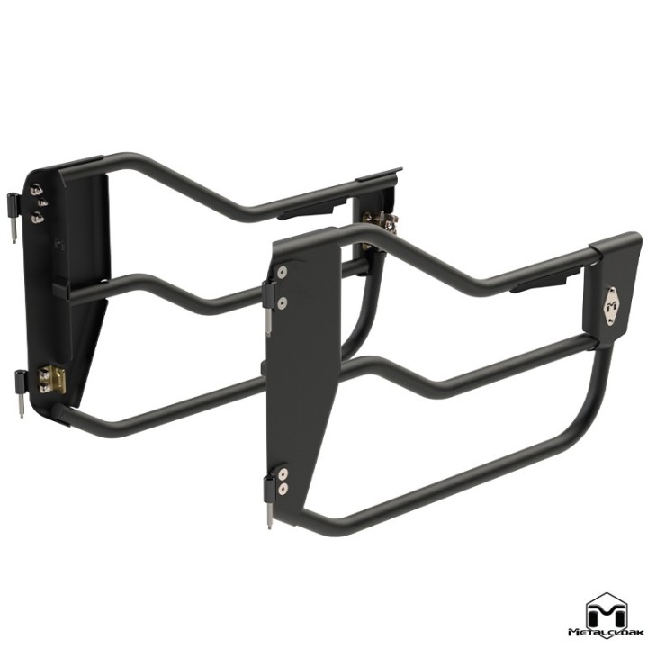 Aluminum Open Frame Tube Doors, TJ/LJ Wrangler, Pair METALCLOAK