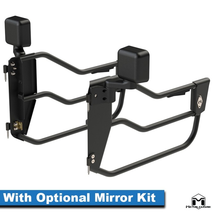 Aluminum Open Frame Tube Doors, TJ/LJ Wrangler, Pair METALCLOAK - view 2