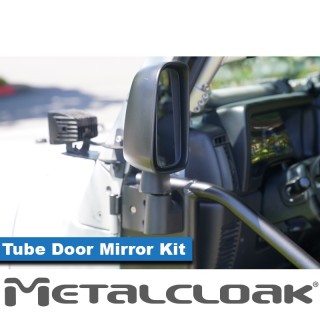 MetalCloak Open Frame Tube Door Mirror Kit, TJ/LJ Wrangler - view 2