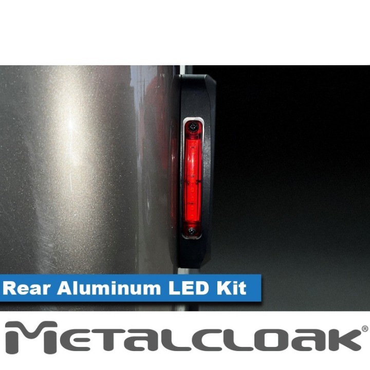Billet Aluminum LED Replacement Lo-Profile Taillights, Jeep CJ/YJ/TJ/LJ METALCLOAK - view 3