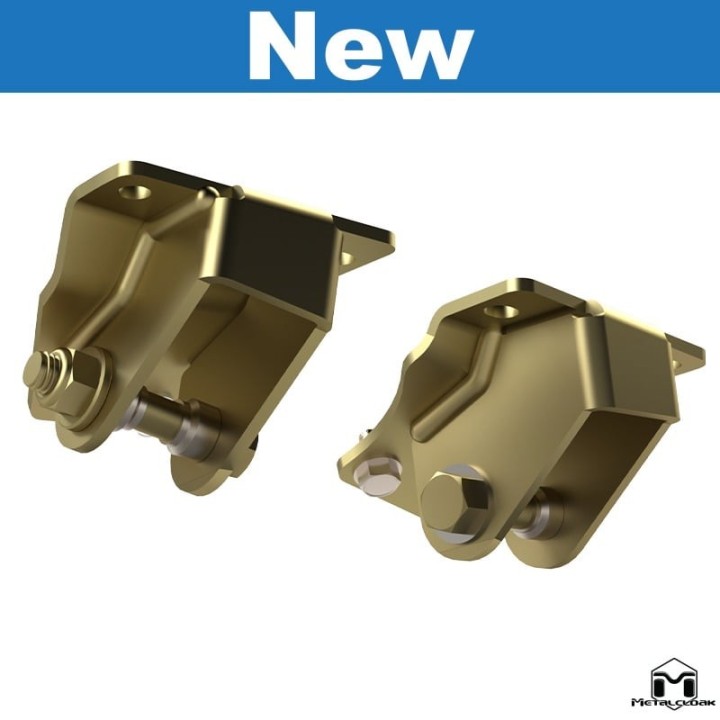 Upper Rear 6Pak BLACK Shock Mount - Jeep Wrangler TJ/LJ | MetalCloak