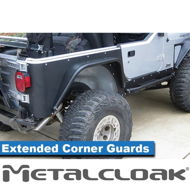 Extended Corner Guards - Jeep Wrangler TJ/LJ | MetalCloak