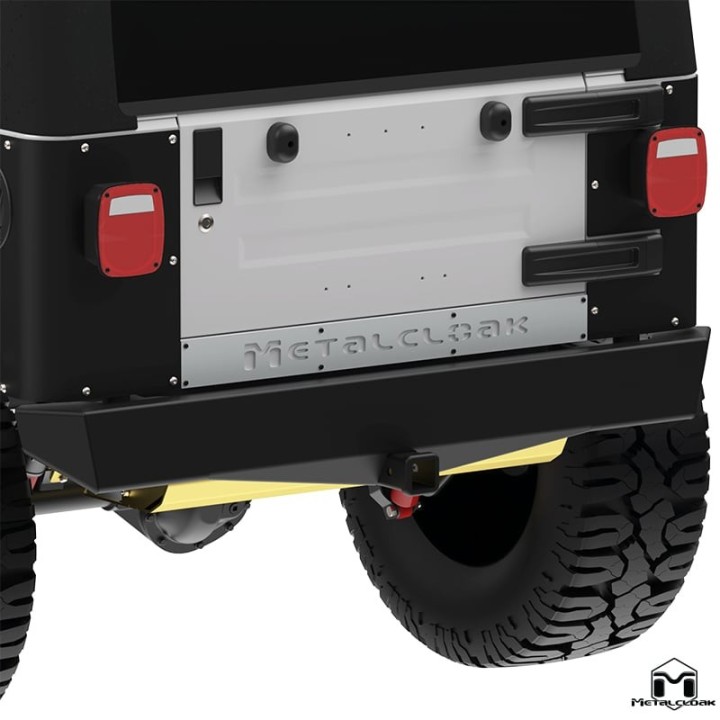 TJ/LJ Wrangler Tail Gate "Finish" Plate, Aluminum METALCLOAK - view 5