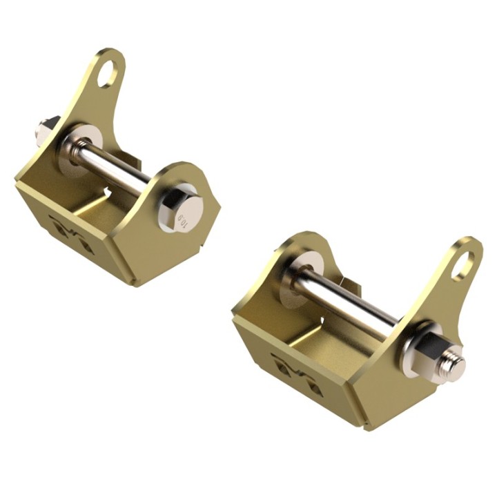 Rear Lower Control Arm Bolt On Skid Plates - Ford Bronco 6G | MetalCloak