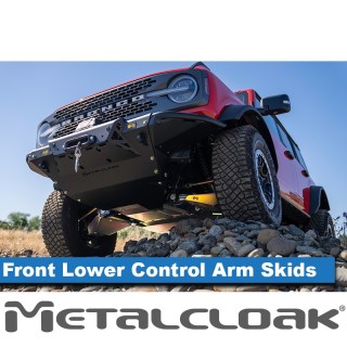 Front Lower Control Arm Skid Plates - Ford Bronco 6G | MetalCloak