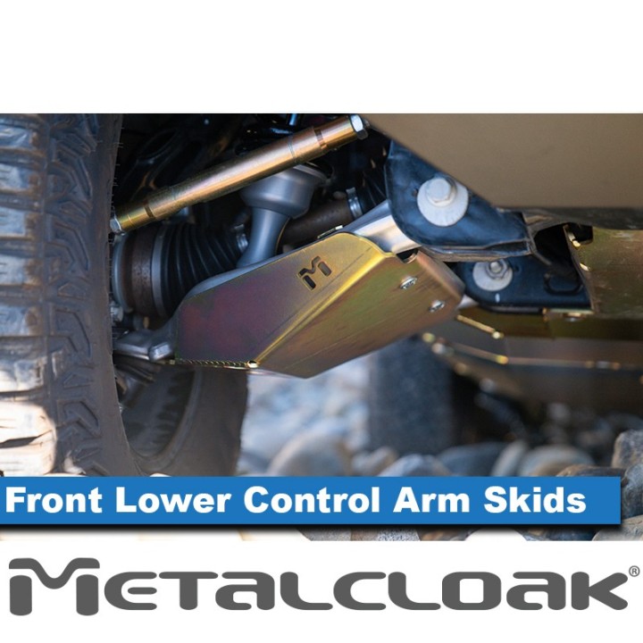 Front Lower Control Arm Skid Plates - Ford Bronco 6G | MetalCloak