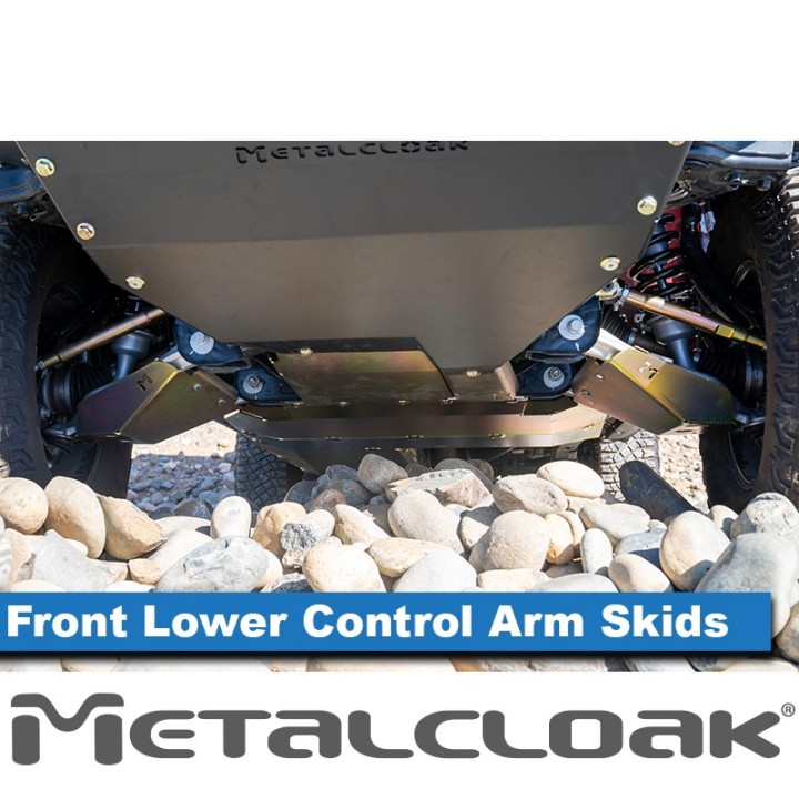 Front Lower Control Arm Skid Plates - Ford Bronco 6G | MetalCloak
