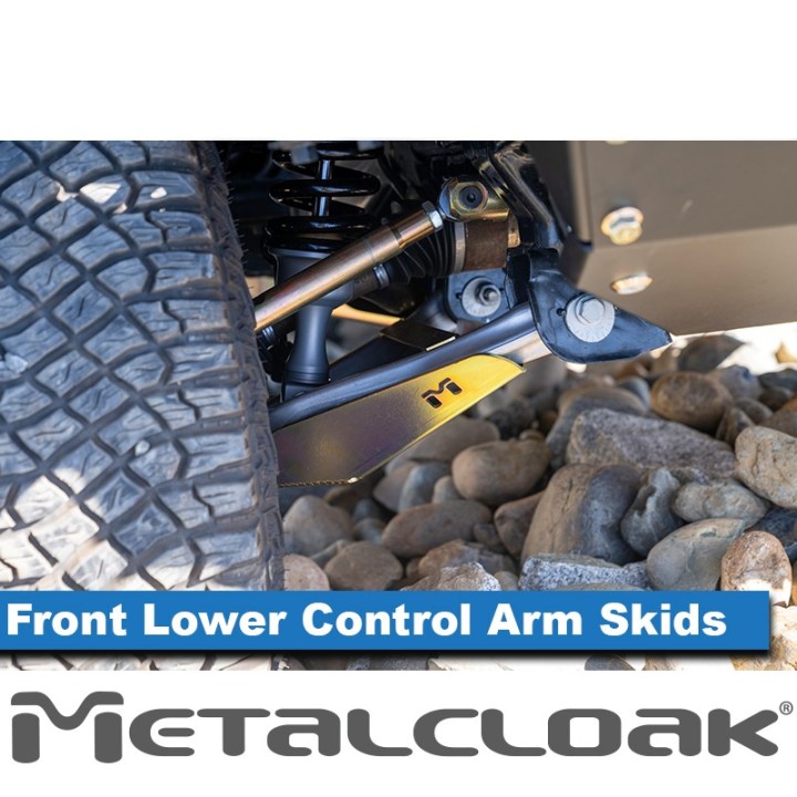 Front Lower Control Arm Skid Plates - Ford Bronco 6G | MetalCloak